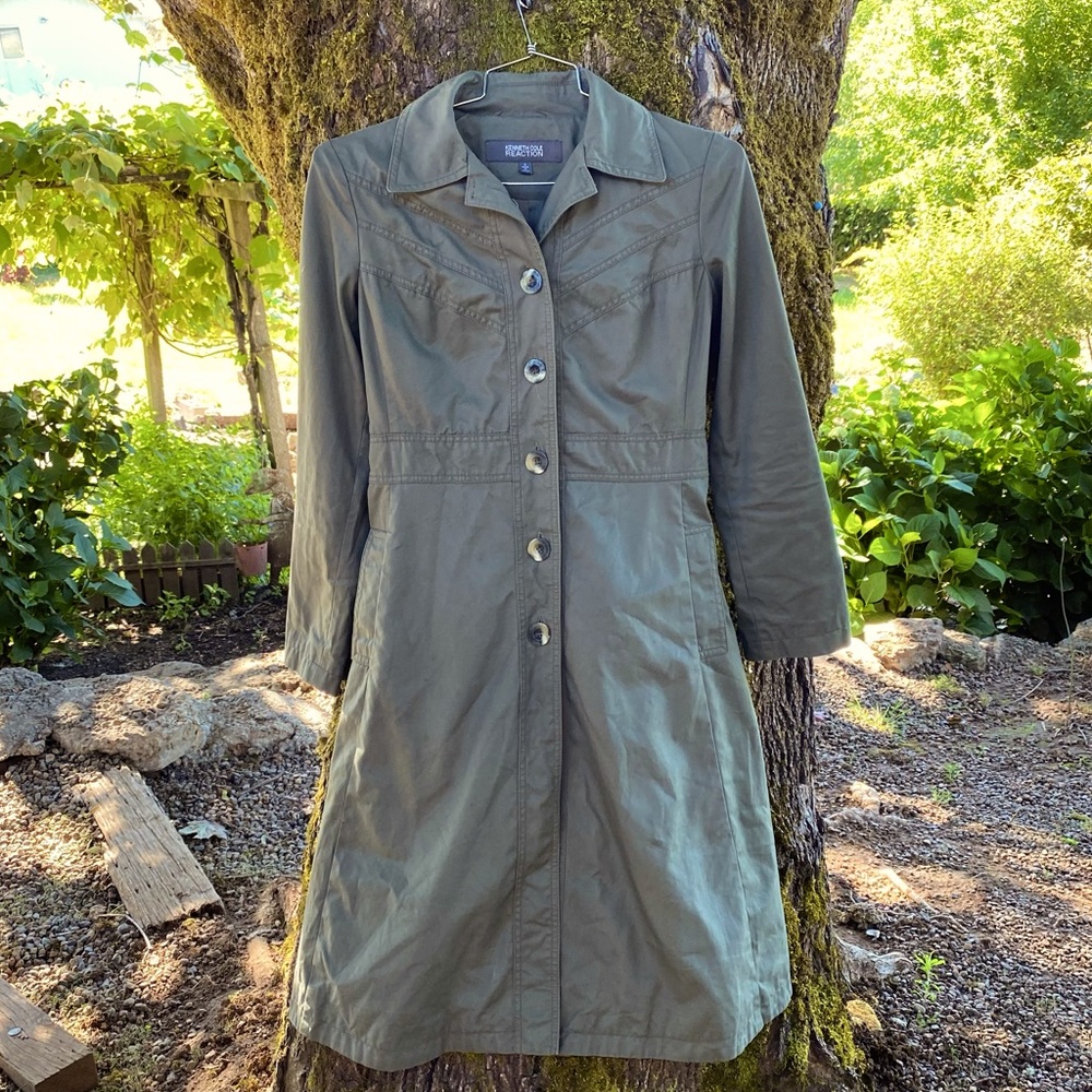 Kenneth Cole Reaction duster trench coat